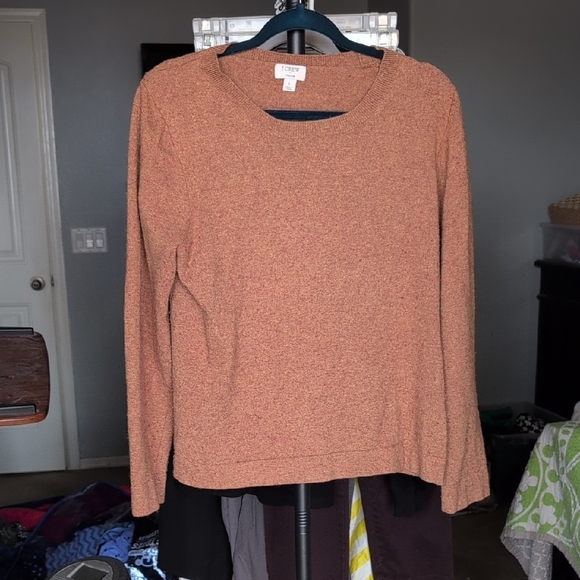 J. Crew Warm Brown Teddie Sweater - Picture 1 of 3